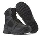 Kiwi Rugged Black Full Grain Leather 7" Zipped Waterproof Tactical Boots [62300]