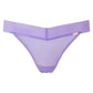 Gossard Glossies Violet Sheer Mesh Tanga Thong Panty