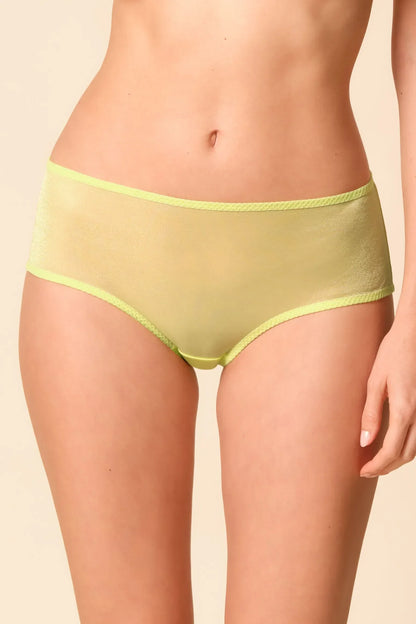 Gossard Glossies Sunny Lime Sheer Shorts-0