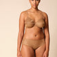 Gossard Glossies Bronze Sheer See Through Shorts Panty-4