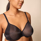 Gossard Glossies Black Sheer Molded Bra-1