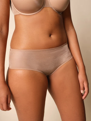 Gossard Glossies Nude Sheer See Through Shorts Panty-1