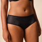 Gossard Glossies Black Sheer Shorts Panty-1