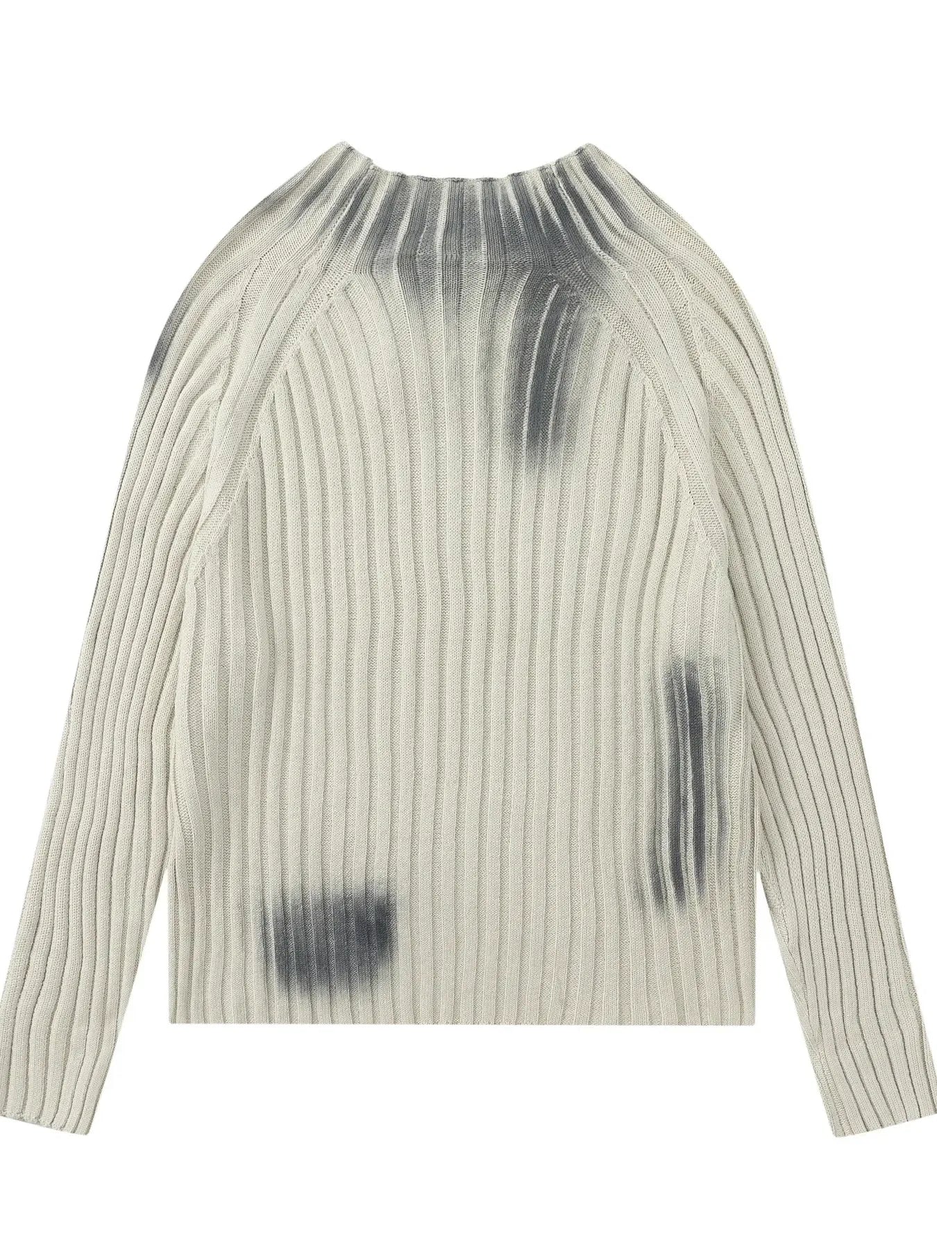 Men's Ribbed Knit Long Sleeve Sweater - Farnelli