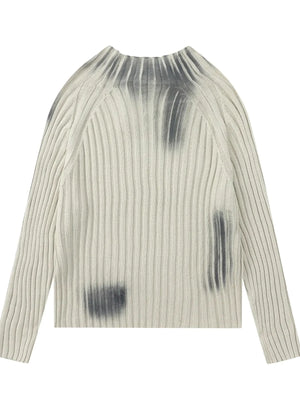 Men's Ribbed Knit Long Sleeve Sweater - Farnelli