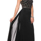 Juliet 628 Embellished Bodice Fit and Flare Prom Gown with Train