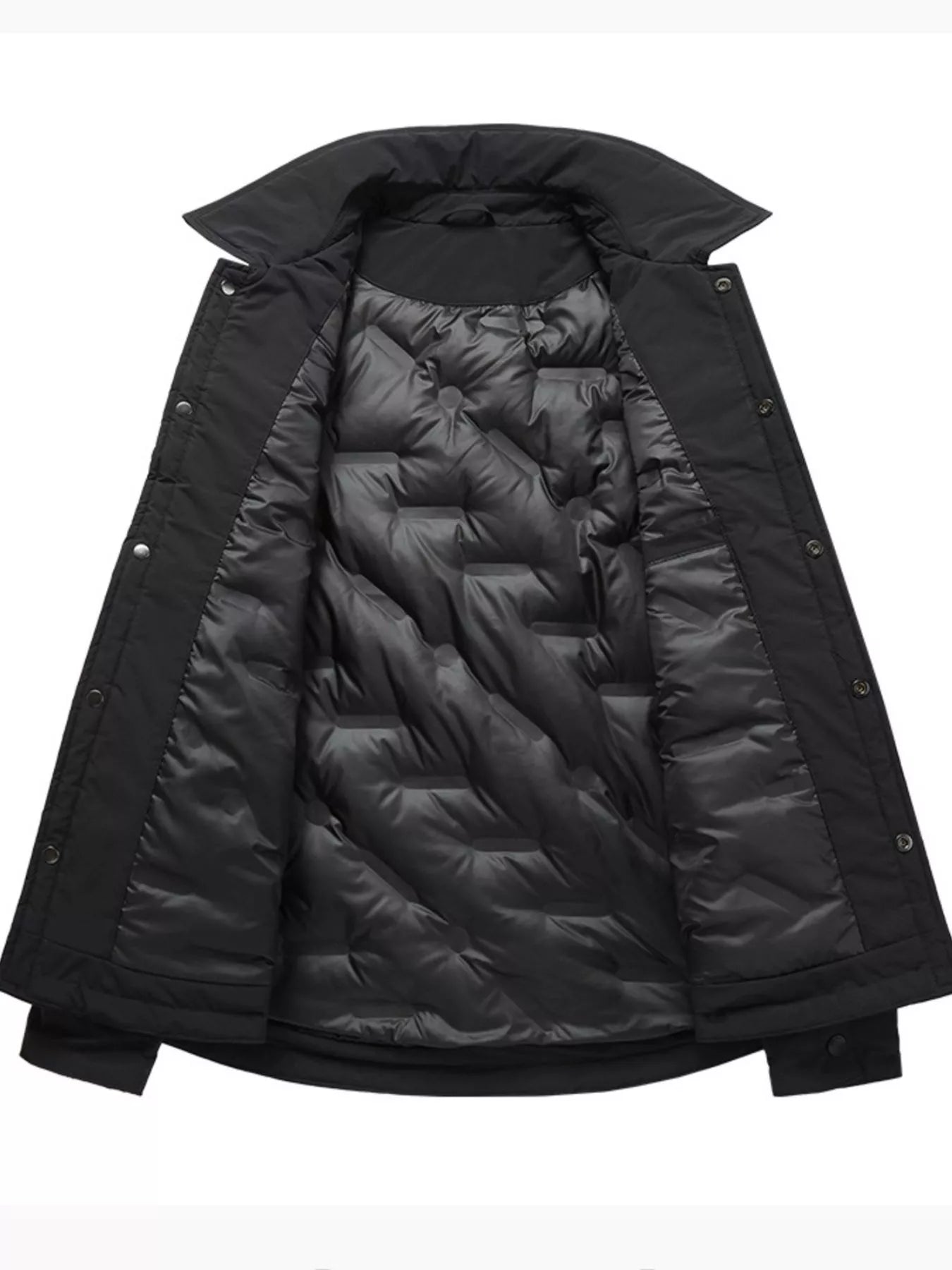 Men's Plus Size Casual Snap-Down Lightweight Jacket - Farnelli