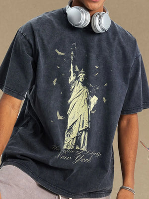 Men's Graphic Round Neck Half Sleeve T-Shirt - Farnelli