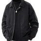 Men's Plus Size Zip Up Long Sleeve Jacket - Farnelli
