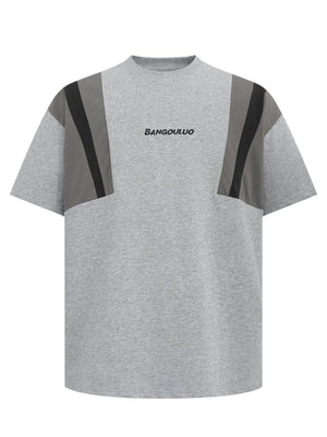 Men's Contrast Short Sleeve Oversized T-Shirt - Farnelli