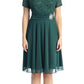 CLEARANCE - Celavie 6320S Knee Length Dress With Short Sleeves (Size L)