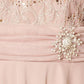 CLEARANCE - Celavie 6320S Knee Length Dress With Short Sleeves (Size L)