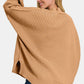 Zenana Side Sit Oversize Sweater - Farnelli