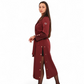 Jackie Trench Coat in Bordeaux