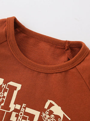 Children's Graphic Round Neck Sweatshirt - Farnelli