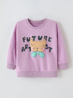 Children's Graphic Crew Neck Sweatshirt - Farnelli