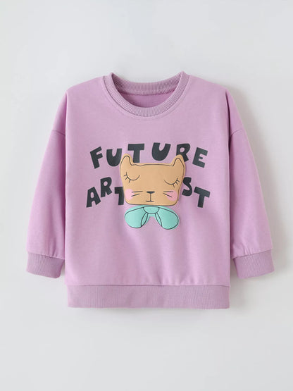 Children's Graphic Crew Neck Sweatshirt - Farnelli
