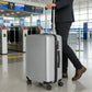 HouseOfZazla 3-piece lightweight hard shell luggage set with spinner wheels in multiple colors