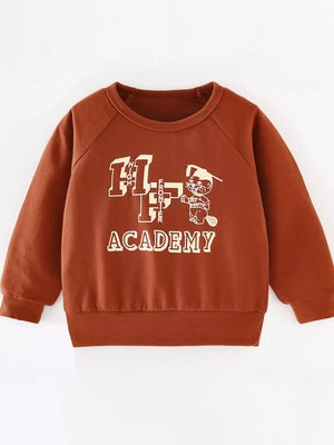 Children's Graphic Round Neck Sweatshirt - Farnelli