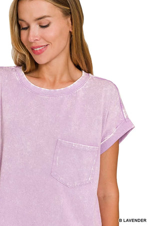 Zenana Premium Cotton Washed T-Shirt Dress - Farnelli