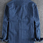Men's Striped Button Down Denim Shirt - Farnelli