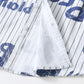 Men's Plus Size Letter Print Striped Short Sleeve Casual Shirt - Farnelli
