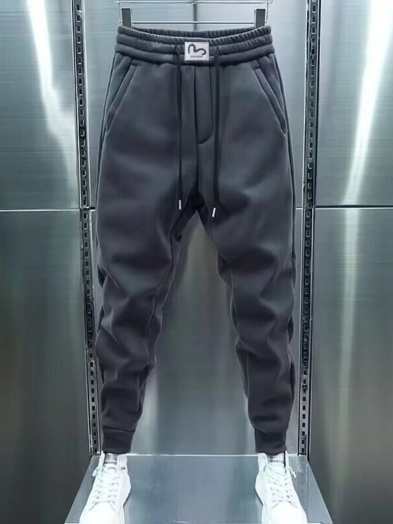 Men's Plus Size Drawstring Jogger Sweatpants with Pocketed - Farnelli