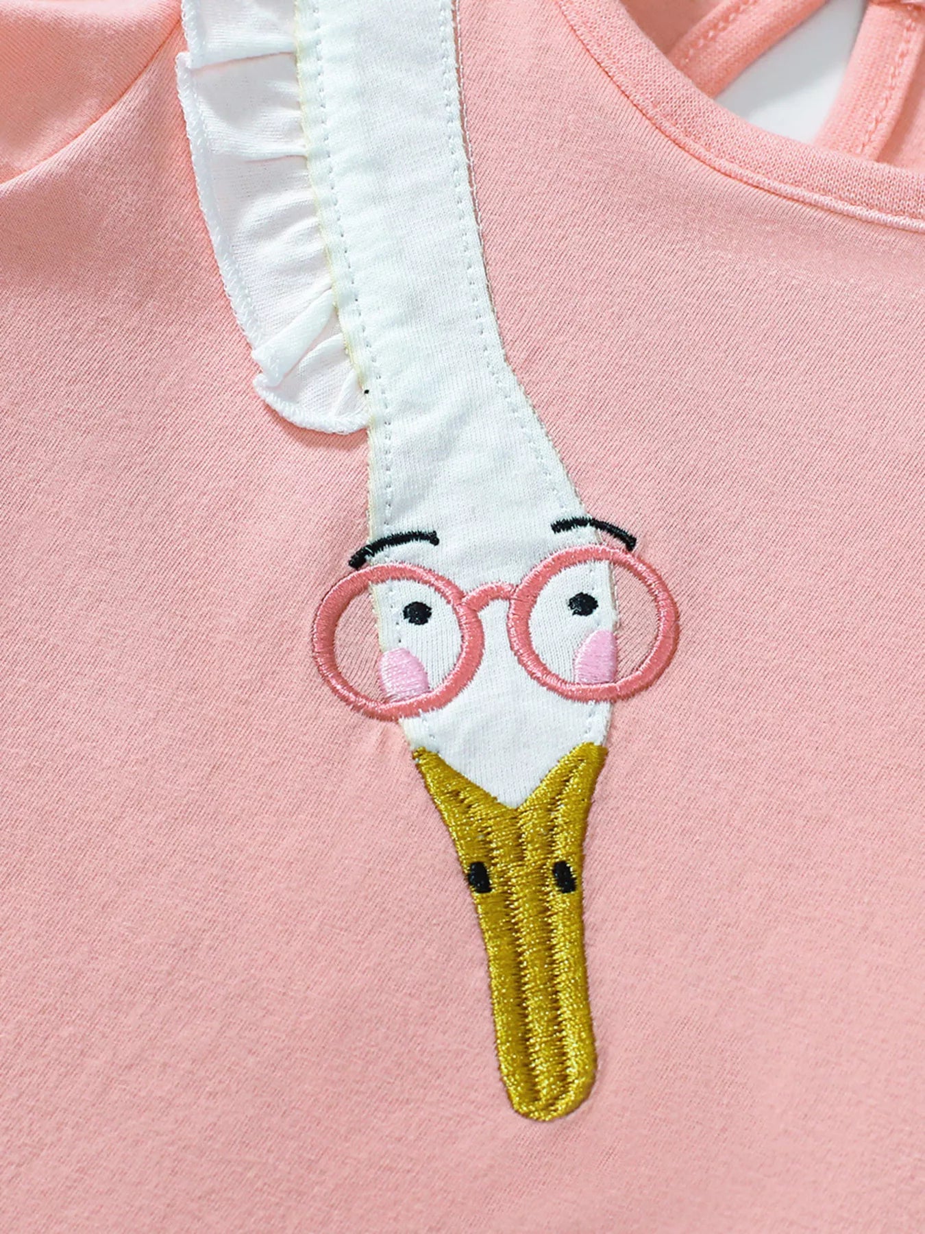 Children's Goose Ruffle Sleeve Dress - Farnelli