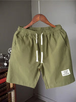 Men's Plus Size Drawstring Shorts with Pockets - Farnelli