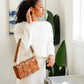 THE ZENOBIA WOVEN CLUTCH