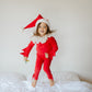 Red Holiday Elf Costume, Santa Costume