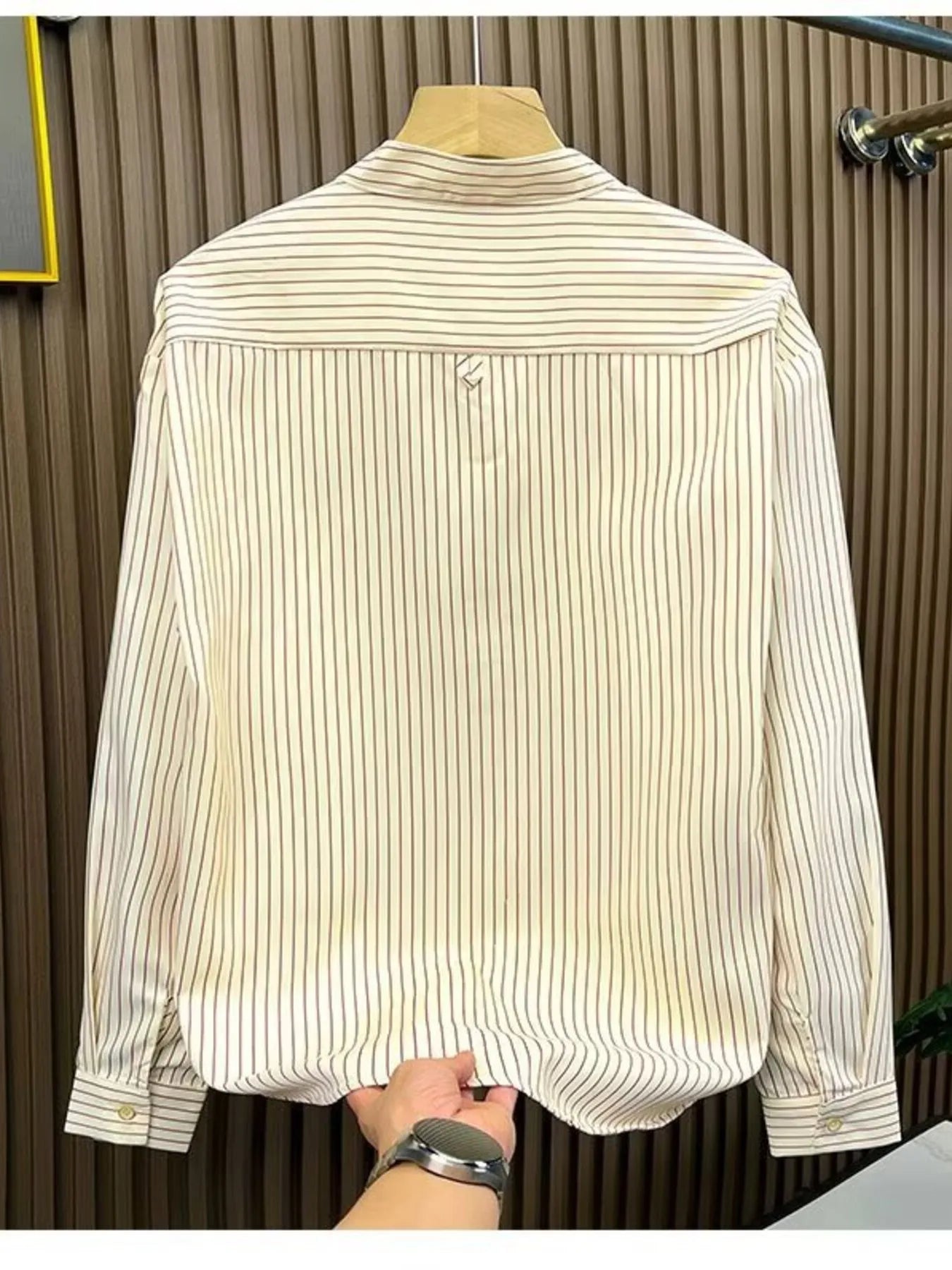 Men's Striped Button-Down Shirt - Farnelli