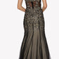 Juliet 656 Sleeveless Appliqued Mermaid Gown Godets and Train