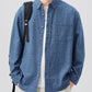 Men's Plus Size Button Up Long Sleeve Shirt - Farnelli