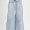 RISEN Full Size High Rise Ankle Wide Palazzo Jeans Plus Size - LIGHT