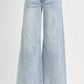 RISEN Full Size High Rise Ankle Wide Palazzo Jeans Plus Size - Farnelli