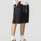 Men's Plus Size Drawstring Denim Shorts - Farnelli
