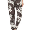 Leggings Depot Full Size Buttery Soft Floral Joggers with Drawstring Plus Size - MULTI