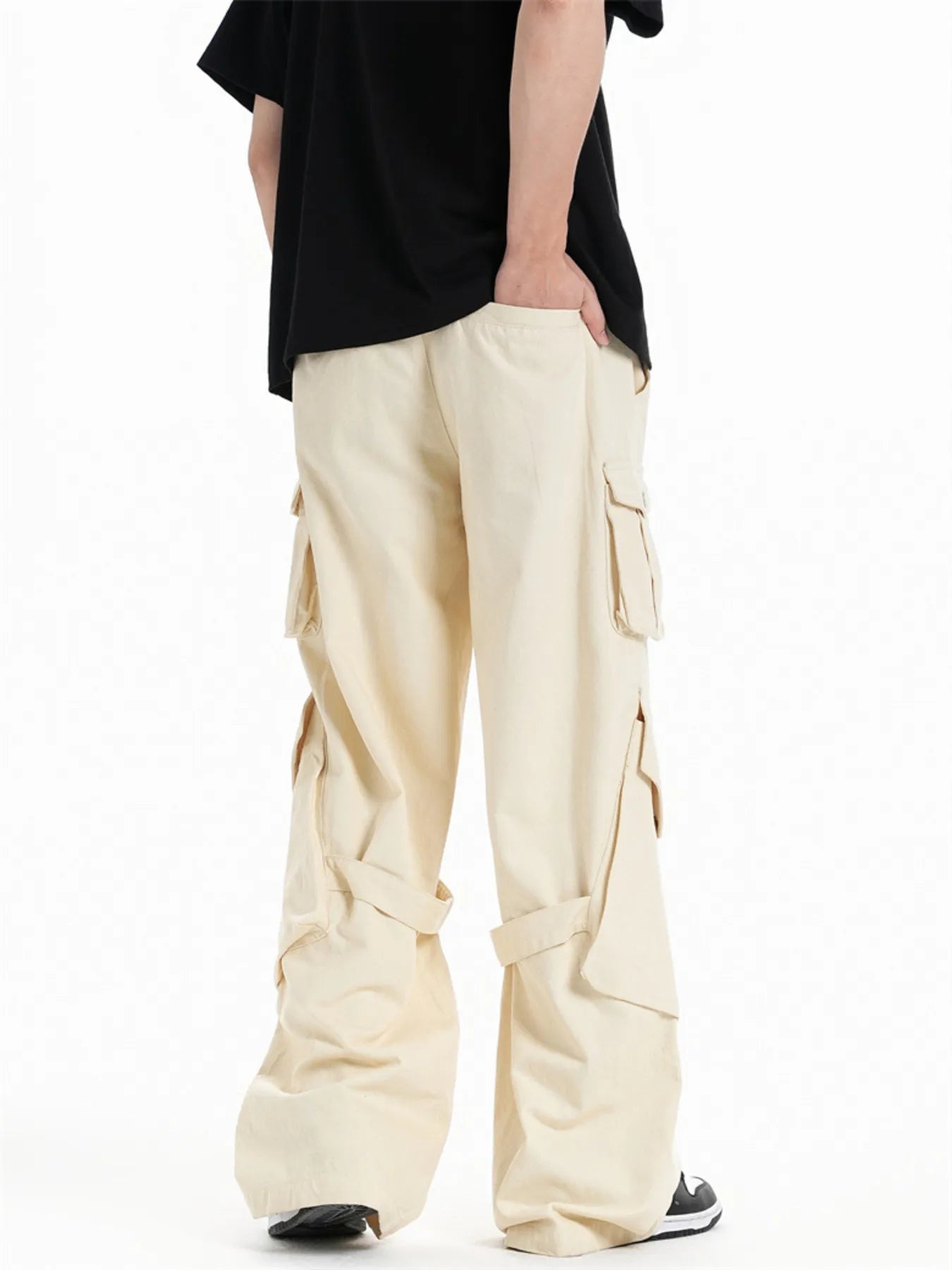 Men's Wide Leg Cargo Pants - Farnelli