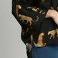 Umgee Full Size High-Low Satin Animal Print V-Neck Blouse Plus Size - Farnelli