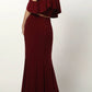 Juliet 662 Cold-Shoulder Two-Piece Gown with Slit