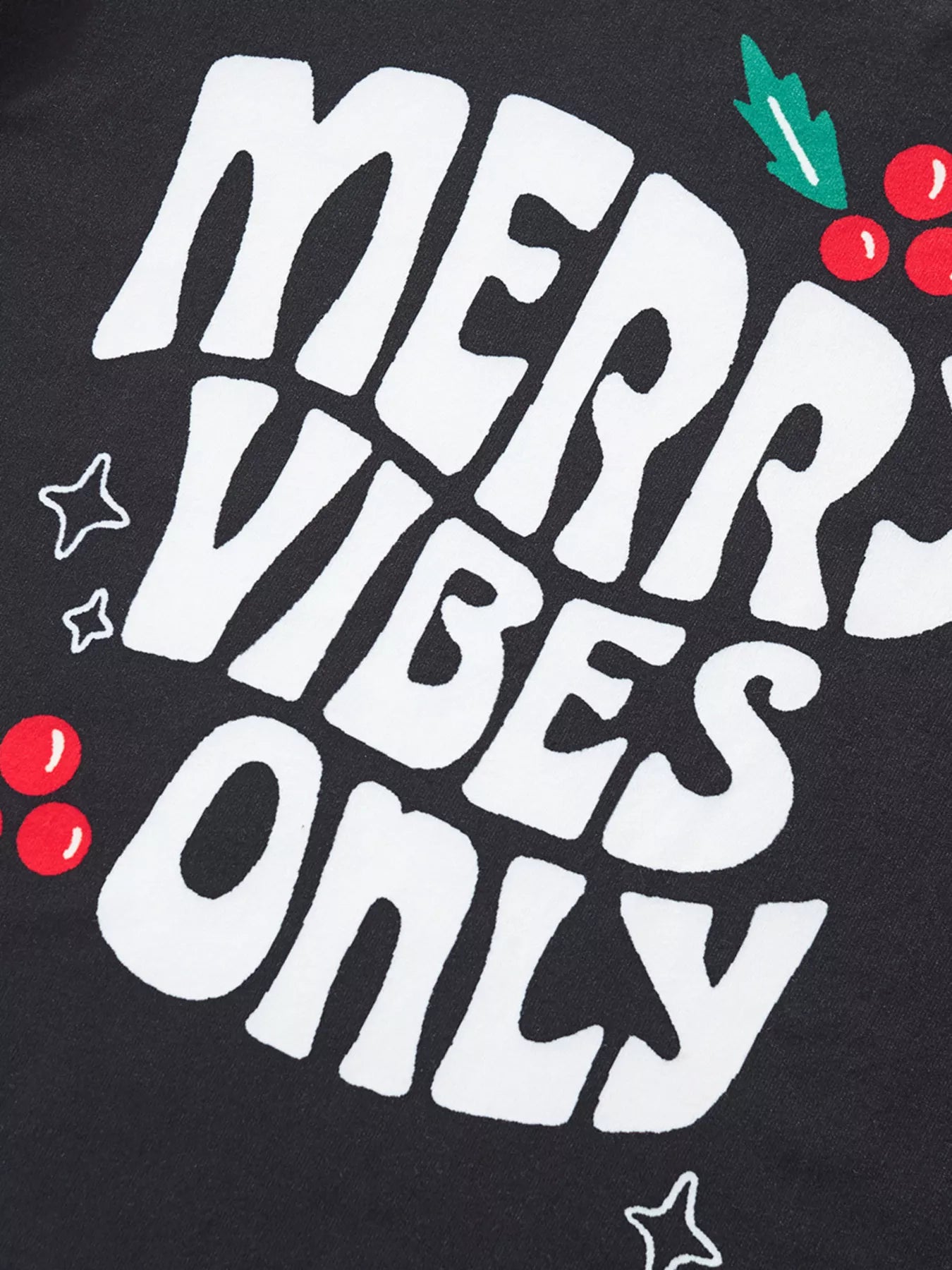 Children's Merry Vibes Only Christmas Pajama Set - Farnelli