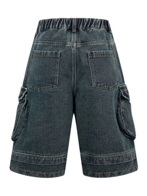 Men's Cargo Denim Shorts - Farnelli