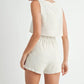 MABLE Sleeveless Crop Top and Shorts Set - Farnelli