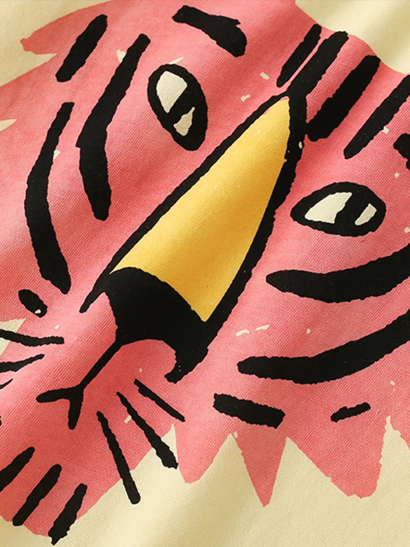 Children's Tiger Round Neck Tee and Shorts Set - Farnelli