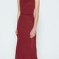 Juliet 670 Floor Length Formal Dress with Cowl Neckline