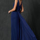 Juliet 670 Floor Length Formal Dress with Cowl Neckline