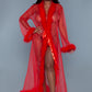 BW1650 Marabou Robe-11