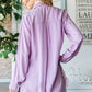 Veveret Raw Hem Button Up Long Sleeve Shirt - Farnelli