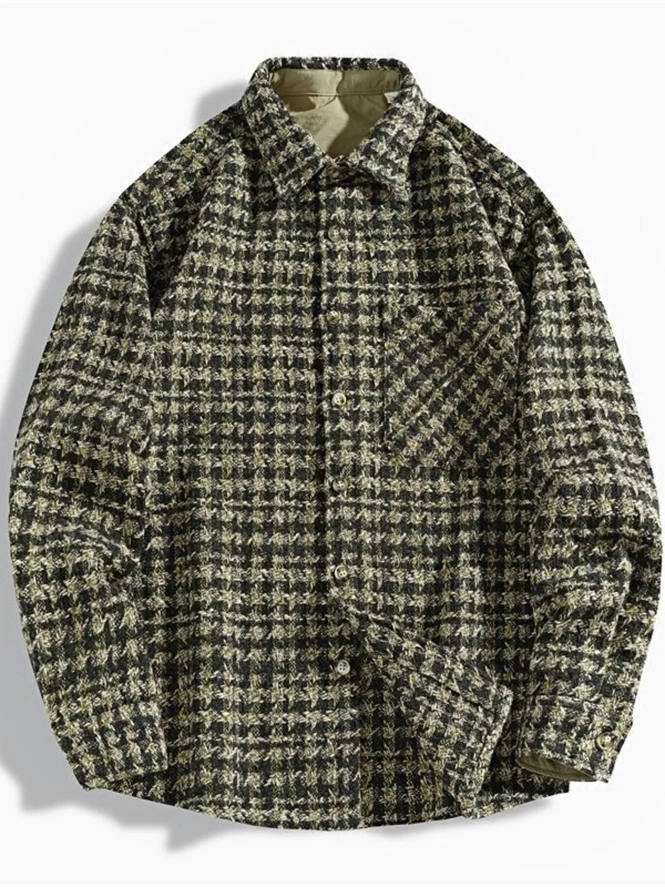 Men's Plus Size Button Up Shirt with Chest Pocket - Farnelli